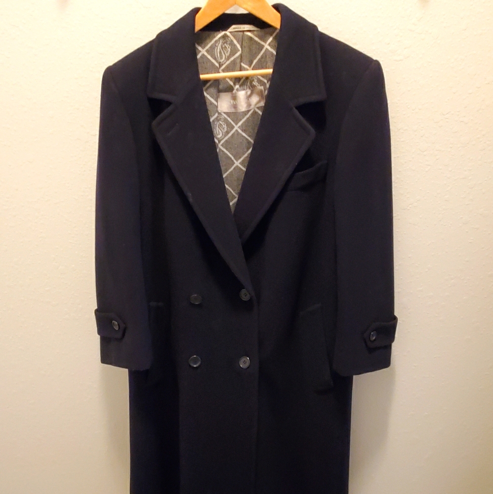 Evan-Picone Men's 100% Wool Topcoat